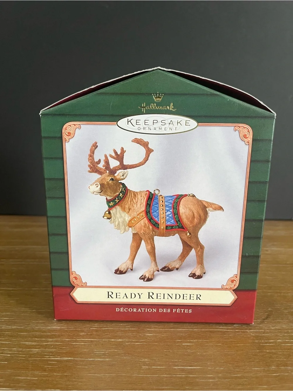 Hallmark Keepsake Ornament READY REINDEER Night Before Christmas 2001 Holiday